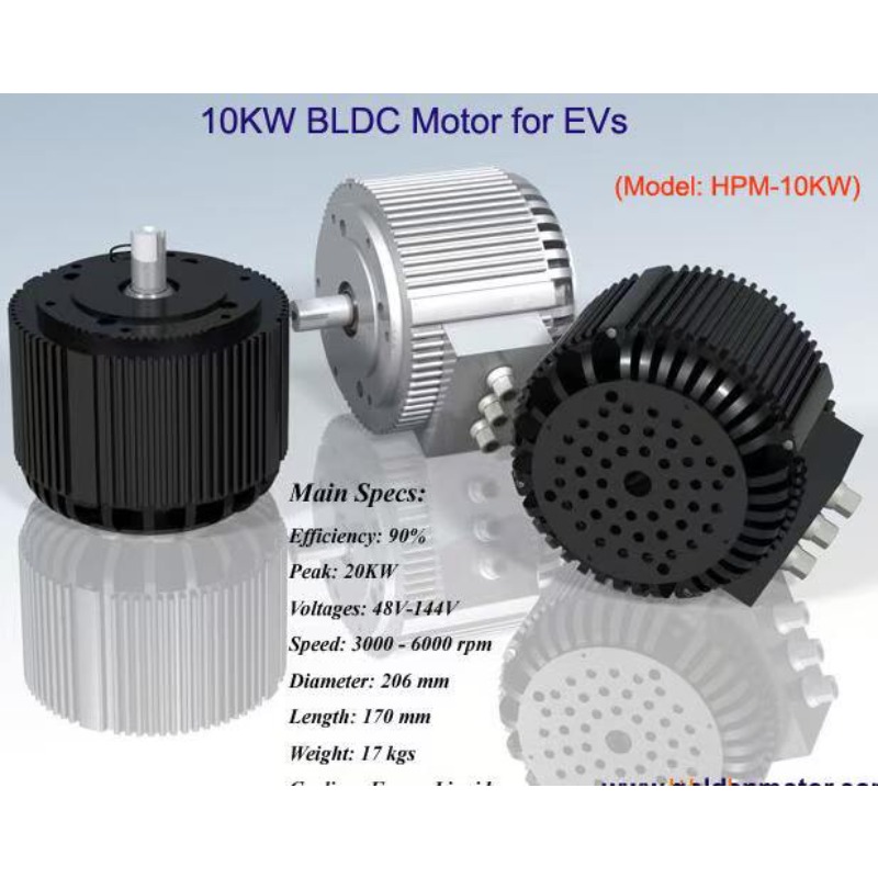 Water Cooled Bldc Motor 10Kw - BLDC10KW 10kW Water-cooled Brushless DC Motor,