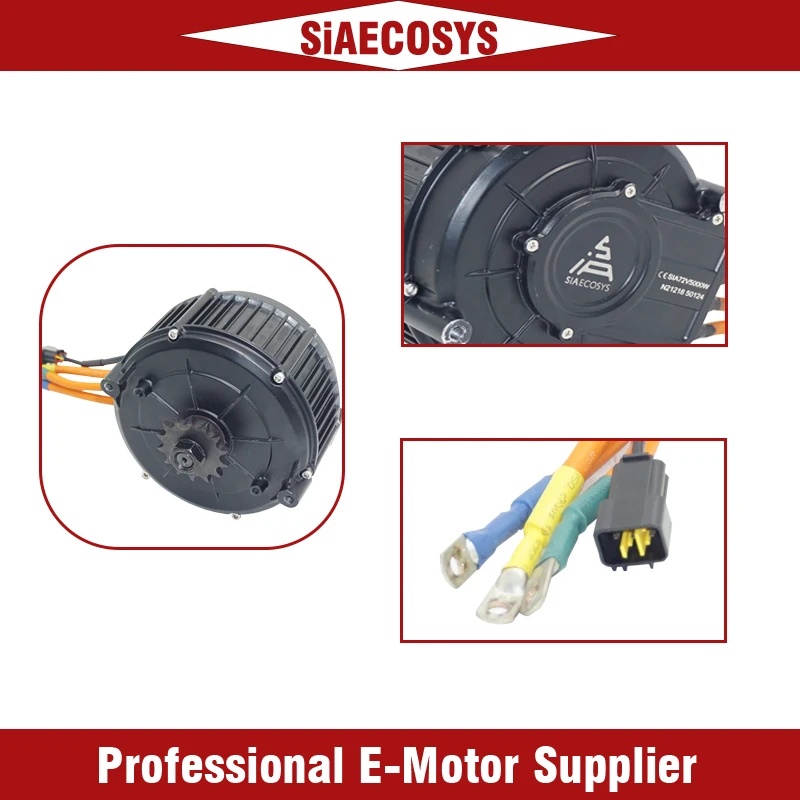 QSMOTOR QS165 V2 5000W 35H 72V - Mid Drive Motor Kit 72V 5000W 评论和价格