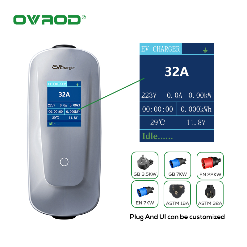 Ovrod Electric Car 16a Mode 2  - Type 2 Portable Ev Charger 11Kw Cee 评论和价格